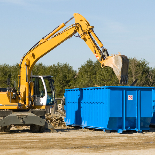 are there any restrictions on where a residential dumpster can be placed in Coyle Oklahoma